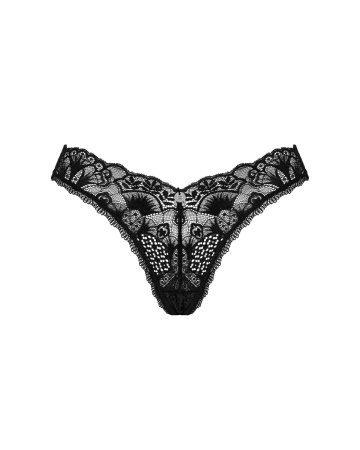 фото Мереживні стрінги Obsessive Donna Dream thong M/L Black