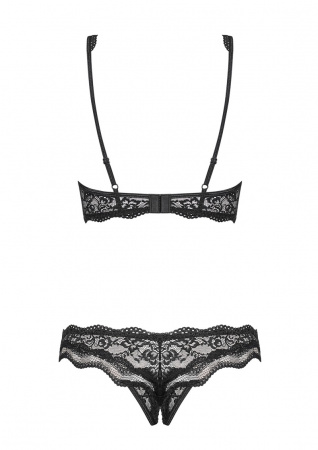 фото Комплект Luvae Cupless Bra, Cl Thong Black S/M