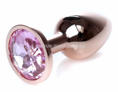 фото Анальний затор Boss Series - Jewellery Red Gold PLUG Rose S