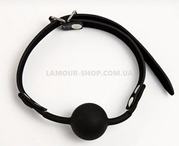 Кляп силіконовий, чорний