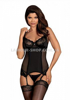 Корсет Amallie Corset & Thong Black L/XL Корсет Amallie Corset & Thong Black L/XL