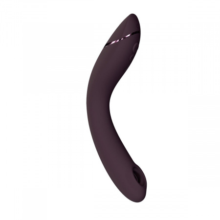 фото Вакуумний стимулятор для точки G та клітора з вібрацією Womanizer OG Aubergine