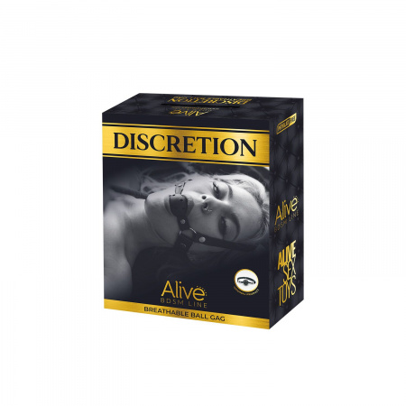 фото Повітропроникний кляп Alive Discretion Red