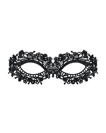 фото Мереживна маска Obsessive A710 mask, єдиний розмір, чорна