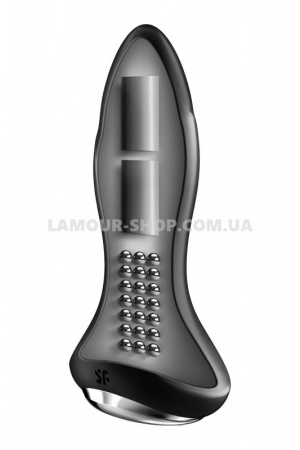 фото Анальна смарт вібропробка із перлинним масажем Satisfyer Rotator Plug 1+ Black