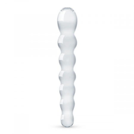 фото Скляний дилдо у вигляді намистин Gildo Glass Dildo No. 19