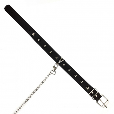 фото Ошейник с шипами и поводком Art of Sex - Collar Spikes and Leash