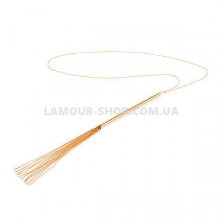 фото Цепочка плеть на шею Bijoux Indiscrets MAGNIFIQUE Necklace Whip - Gold