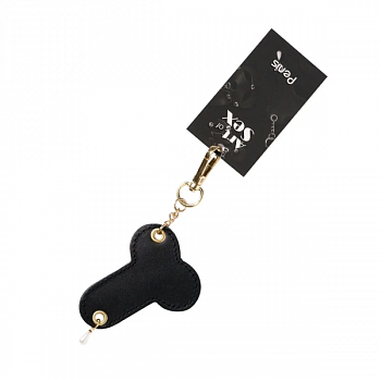 Брелок  на карабіні для ключів Art of Fhallus, Чорний