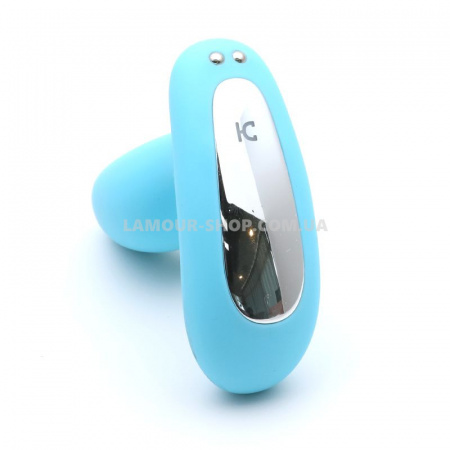 фото Вібропробка та масажер простати 2-в-1 KissToy Gordon Blue з пультом ДУ