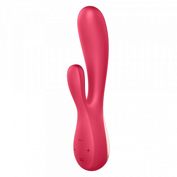 Смарт вібратор-кролик Satisfyer Mono Flex Red, 2 мотори