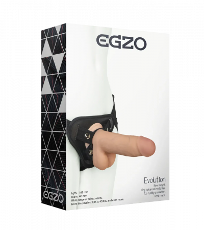 фото Жіночий страпон EGZO Evolution ( 16,5 см х 4 см )