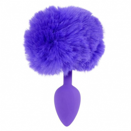 фото Анальна пробка ( розмір S ) з хвостом Boss Series - Silicon PLUG 