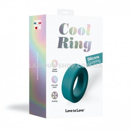 фото Ерекційне кільце широке Love To Love COOL RING - TEAL ME