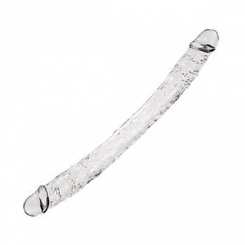 Прозорий двосторонній фалоімітатор Alive Supreme Jelly Dildo