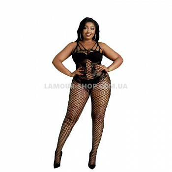 Бодістокінг Moonlight Plus Model 04 XL-XXXL Black, з доступом