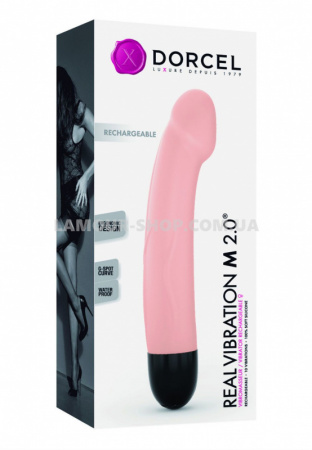фото Вібратор Dorcel Real Vibration M Flesh 2.0, діаметр 3,7см, для точки G