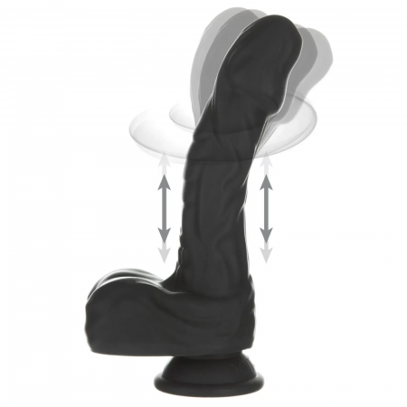 фото Вібро-фалоімітатор  Naked Addiction 8.6″ Noir, з пультом ДК