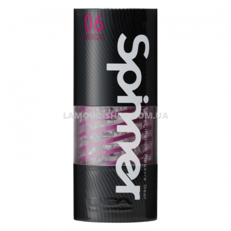 фото Мастурбатор Tenga Spinner Brick з пружною стимулюючою спіраллю всередині