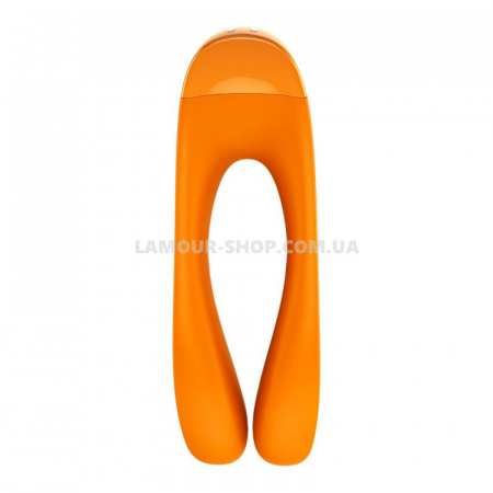 фото Вібратор на палець Satisfyer Candy Cane Orange