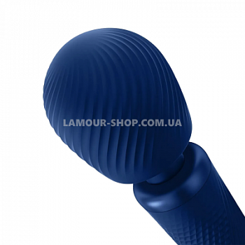 Вібромасажер Fun Factory VIM Vibrating Wand midnight blue, суперпотужний Вібромасажер Fun Factory VIM Vibrating Wand midnight blue, суперпотужний