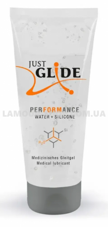 фото Гібридний гель-лубрикант Just Glide Performance, 200 ml