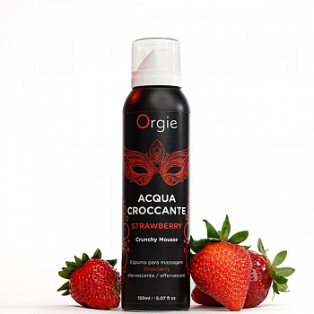 Масажна пінка Orgie – Acqua Croccante Strawberry (150 мл)