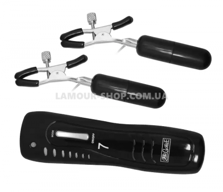 фото Вібростимулятор для грудей BAILE - Vibrating Nipple Clamps