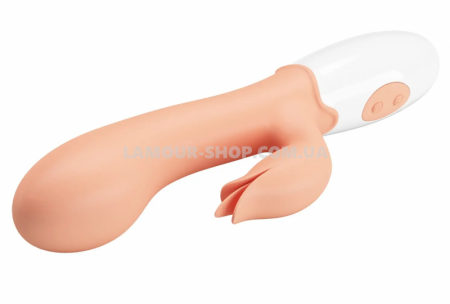 фото Вібратор із стимулятором клітора Pretty Love - Bloody Mary