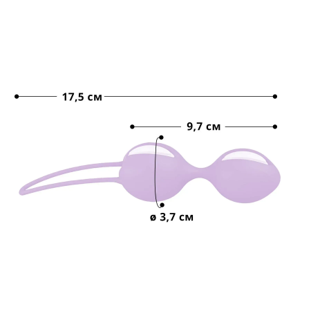 фото Вагінальні кульки Fun Factory SMARTBALLS DUO Purple