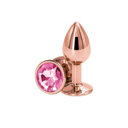 фото Анальна пробка  NS Novelties Rear Assets - Rose Gold - Small - Pink