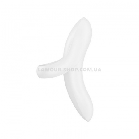 фото Вібратор на палець Satisfyer Bold Lover White, гнучкий