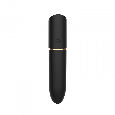 фото Віброкуля у вигляді помади Adrien Lastic Rocket Black